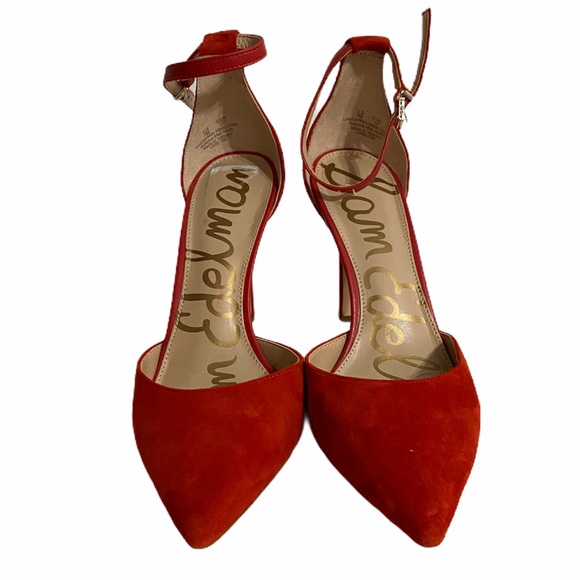 sam edelman harlow pump red